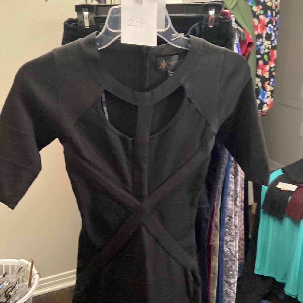 24 Kardashian Kollection Black Bandage Dress